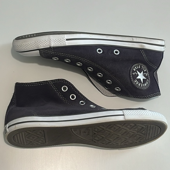 Converse Chuck Taylor All Star Pro Classic dark grey Suede Mid Top size 6 - Picture 3 of 12